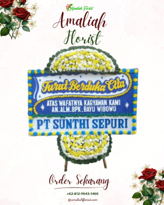 Papan Bunga Duka di Tigo Koto Diate