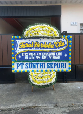 Papan Bunga Duka di Tigo Koto Diate