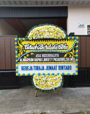 Papan Bunga Duka di Tigo Koto Diate