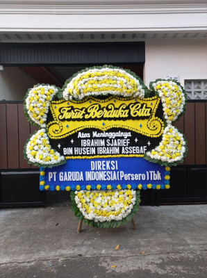Papan Bunga Duka di Tigo Koto Diate