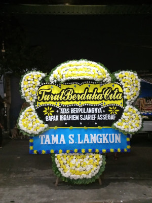 Papan Bunga Duka di Tigo Koto Diate
